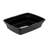 IRIS Open Top Cat Litter Box With Scoop, Plastic Pan, Black