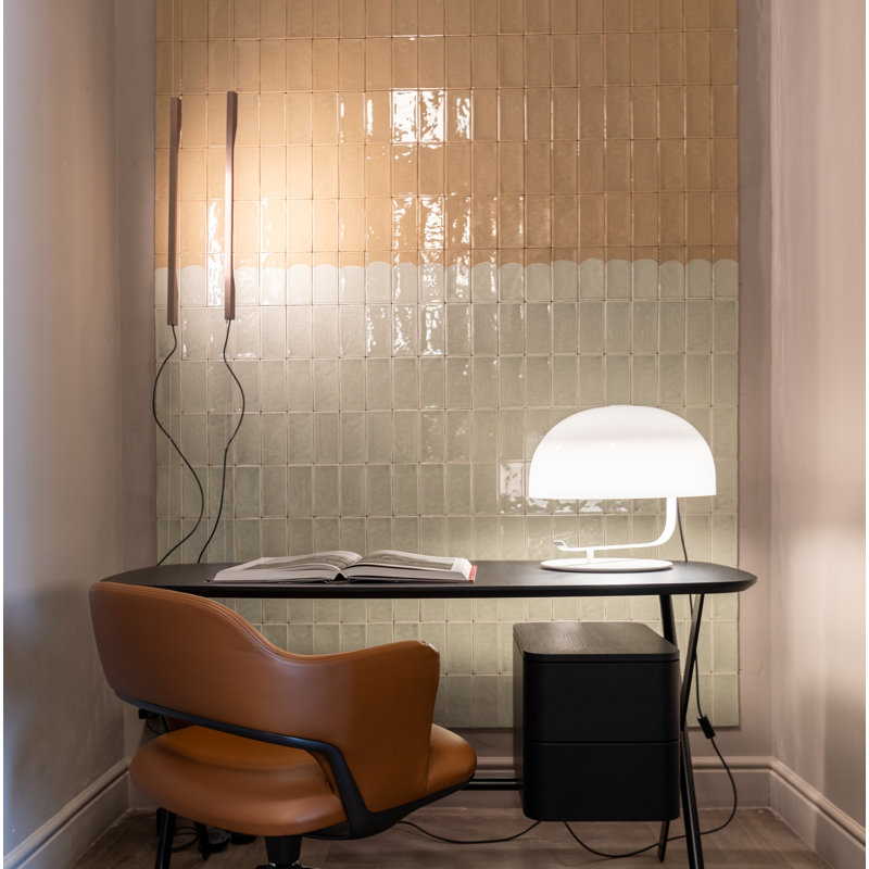 Zanuso Desk Table Lamp, White