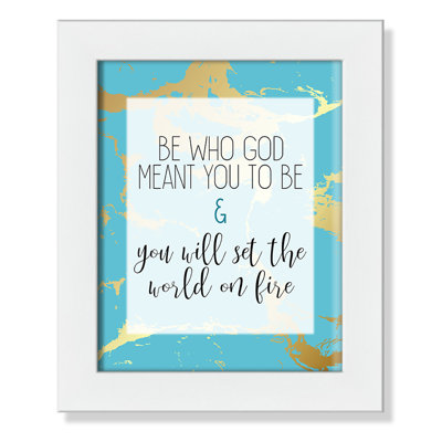 «Set the World», art encadré