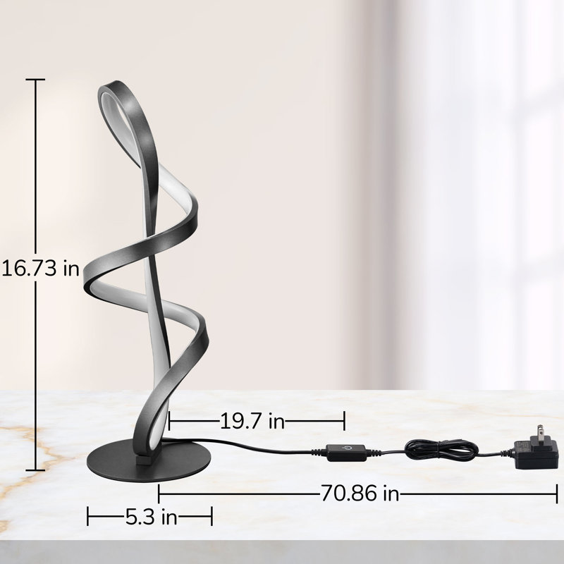 Lampe de table Brecklyn, Noir
