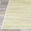 Tapis d'intérieur rayé jaune Garbielle Performance-23587035