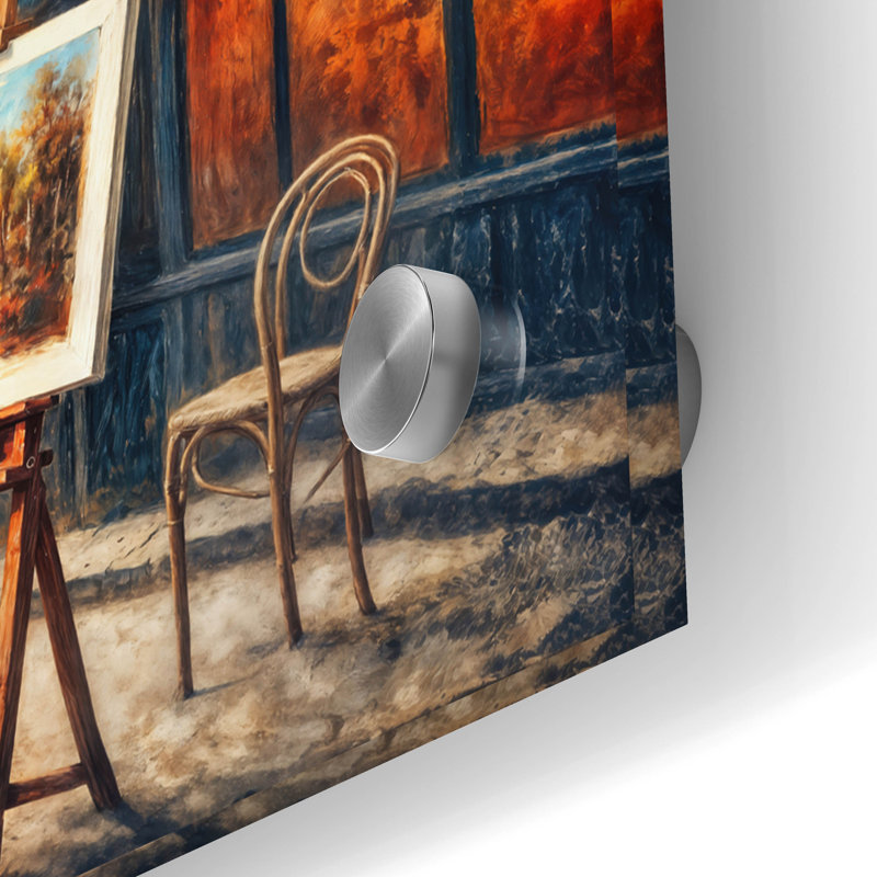  'Date Night Montmartre' by Rey Klimt Acrylic Glass Wall Art, 48" x 24", 24" H x 48" W
