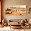 Ensemble de 3 impressions sur toile Mid-Century-592971966