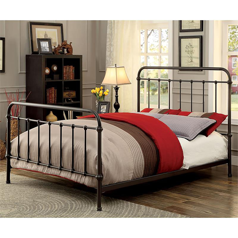 Herrings Metal Spindle Bed, California King, Dark Bronze
