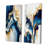 Abstract Geode Gold And Blue Marble - Marble Abstract Wall Decor Set Of 2-1920878401-1920878404