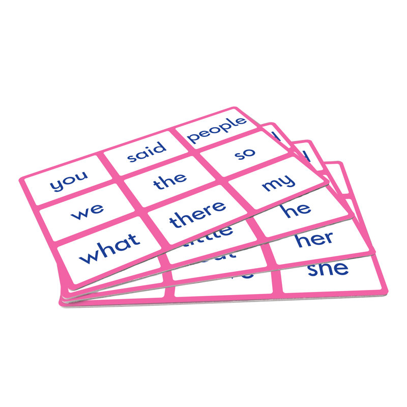 Jeu de bingo Tricky Word