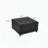 Square Storage Ottoman with Tufted Design and Nailhead Trim-1530374675