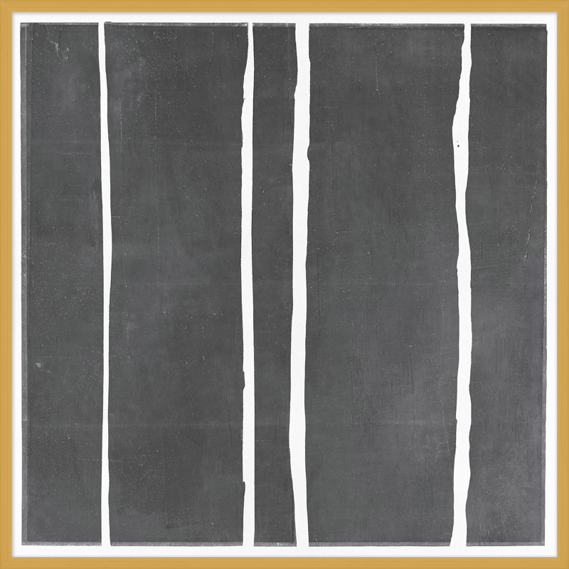 Gray Stripes 2 Print by Thom Filicia