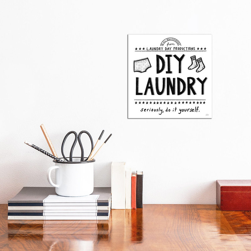 DIY Laundry by Melissa Averinos - Wrapped Canvas Print, 30.48 cm H x 30.48 cm W