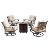 Oakland Living Outdoor 5 - Piece Conversation Set
