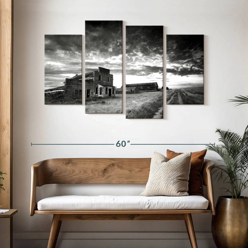 Hitzel Prairie Ghost Town, 32" H x 52" W