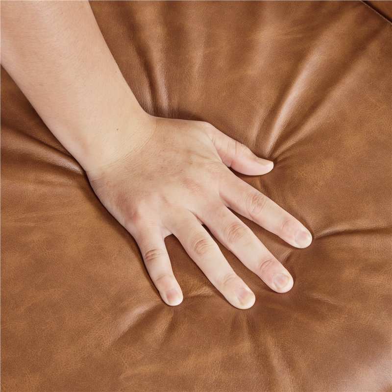 Fauteuil de 27,5 po Altoga CAL117, Similicuir brun