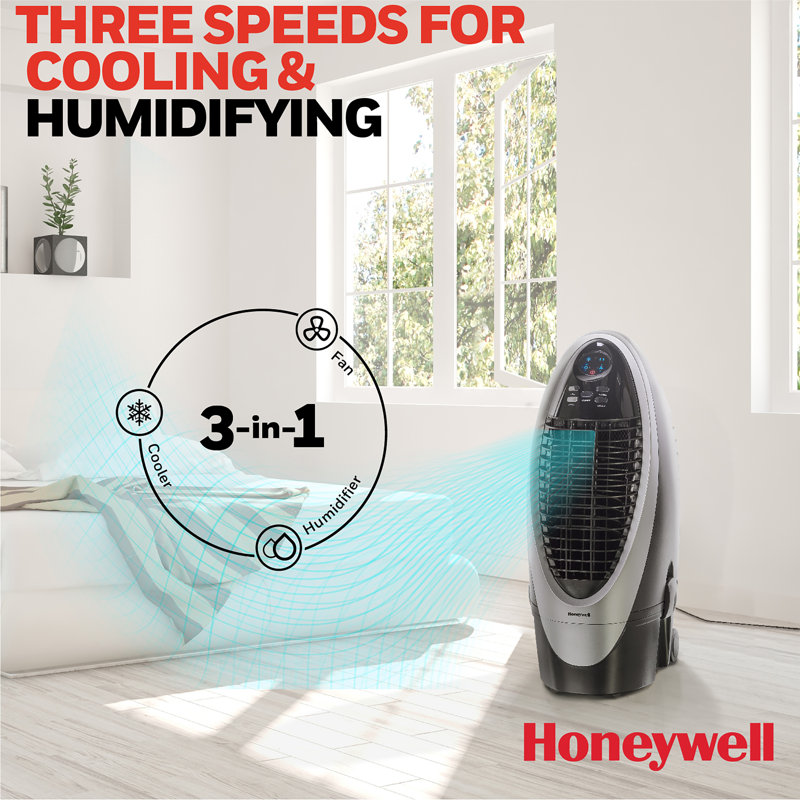 Honeywell Gray Mobile Air Conditioner with Remote Control
