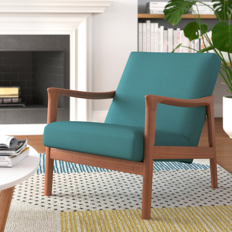 Balal Adirondack Chair, Turquoise, Grey Polyester Blend