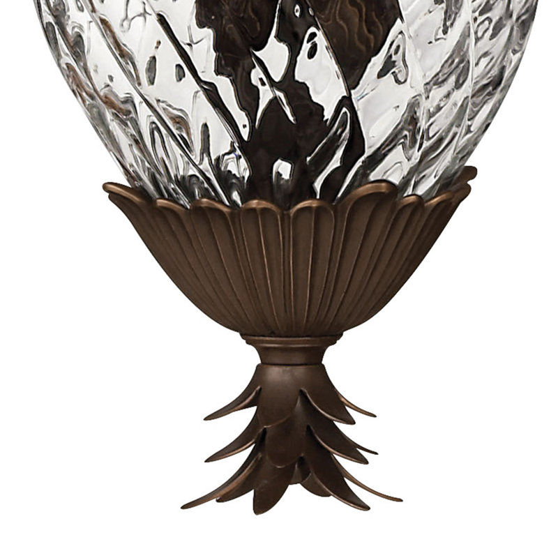 Plantation 4 Light Outdoor Hanging Lantern, Bronze