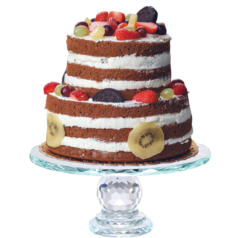 Crystal Glass Cake Stand