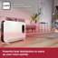 Black And Decker 2200 Watt 7500 BTU Electric Panel Space Heater with Adjustable Thermostat and with Digital Display