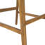 Tabourets de bar d'extérieur en bois d'acacia Brendalyn Modern Coastal-127283808-127283811
