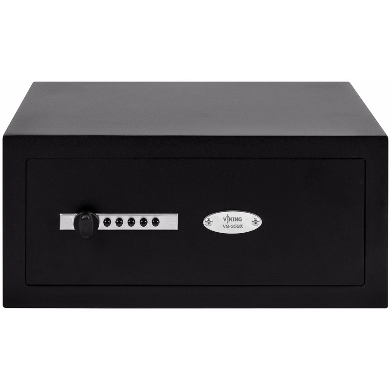Coffre-fort de sécurité Viking, Noir, H 8 po x l 17 po x P 14 po, 6