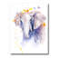 Portrait d'un éléphant en fleurs - Peinture sur toile-59781019-59724977