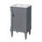 18-Inch Modern Bathroom Vanity with Sink, Modern Bathroom Storage Cabinet with Door, Freestanding Small Space Bathroom Cabinet, Single Sink Cabinet with Adjustable Shelf-899632798