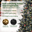 Artificial Christmas Tree with 300 LEDs Green 99 x 99 x 180 cm-420252910
