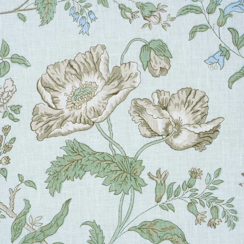 Giselle Floral Fabric, Sky