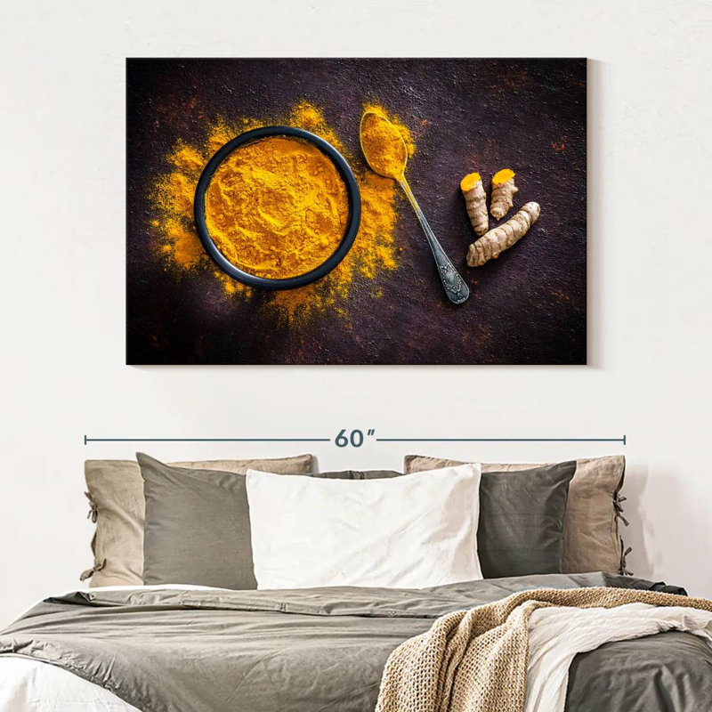 Turmeric Powder Bowl, 34" H x 51" W