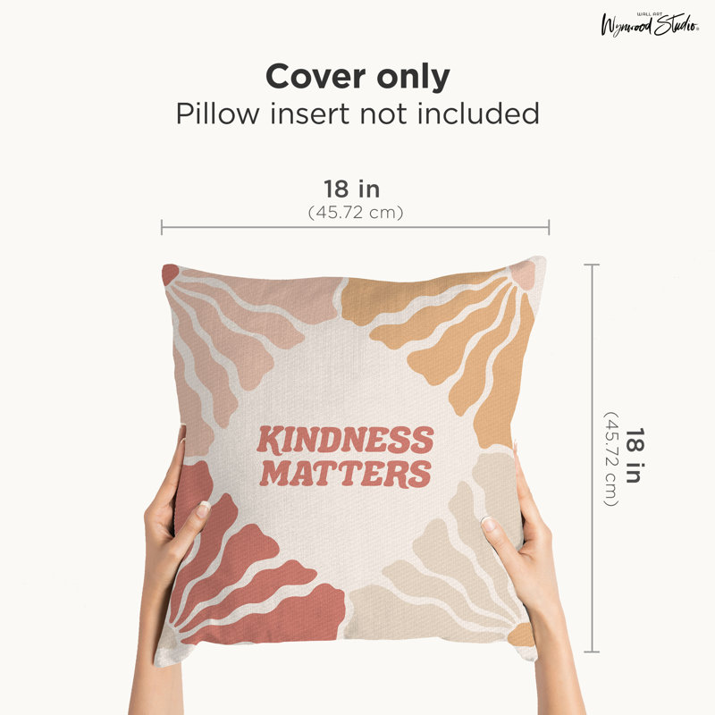 Housse de coussin floral en polyester