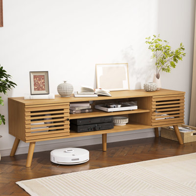 Meuble télé 61 po pour téléviseur 50/55/60/70 po de style Mid Century