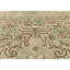 Tapis oriental délavé semi-antique à motif floral beige 7 pi 6 po x 10 pi 8 po
