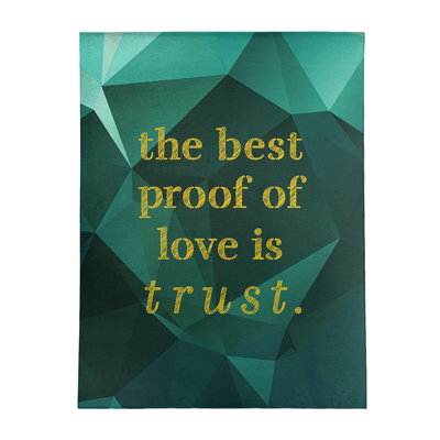Quotes Chenille Indoor Rug