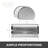 OGGI Neat Bread Box with Frosted Lid