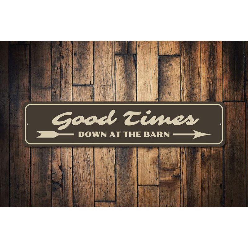 Panneau en aluminium Good Times, H 4 po x l 18 po x P 0,04 po