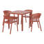 Ensemble repas carré pour 4 personnes-1751095514