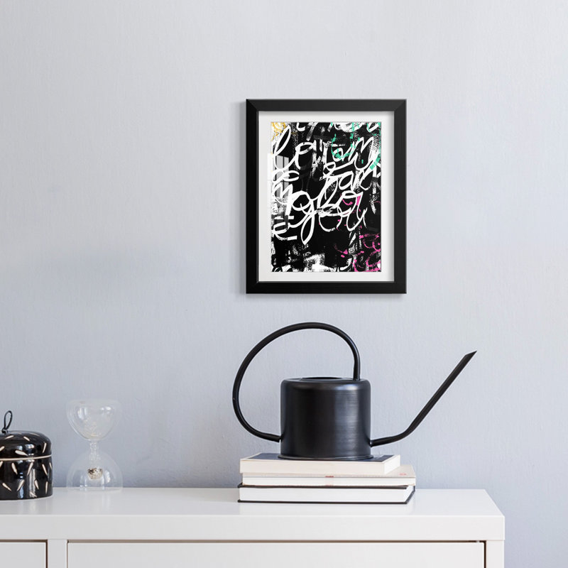 Graffiti Scribe II -Framed Print