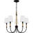 Coatesville 5-Light Matte Black Chandelier
