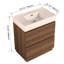 30" Bathroom Vanities with Single Sink Combo, Undermount Bathroom Sink Cabinet with Double drawer-111123682