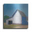 Art mural en métal luxueux «Homestead Barn 6» par Carol Young, 36 po x 36 po-114968471