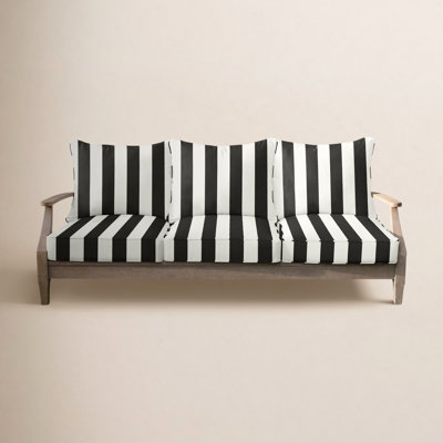 Knoll Indoor/Outdoor Sunbrella Cabana Seat/Back Sofa Cushion