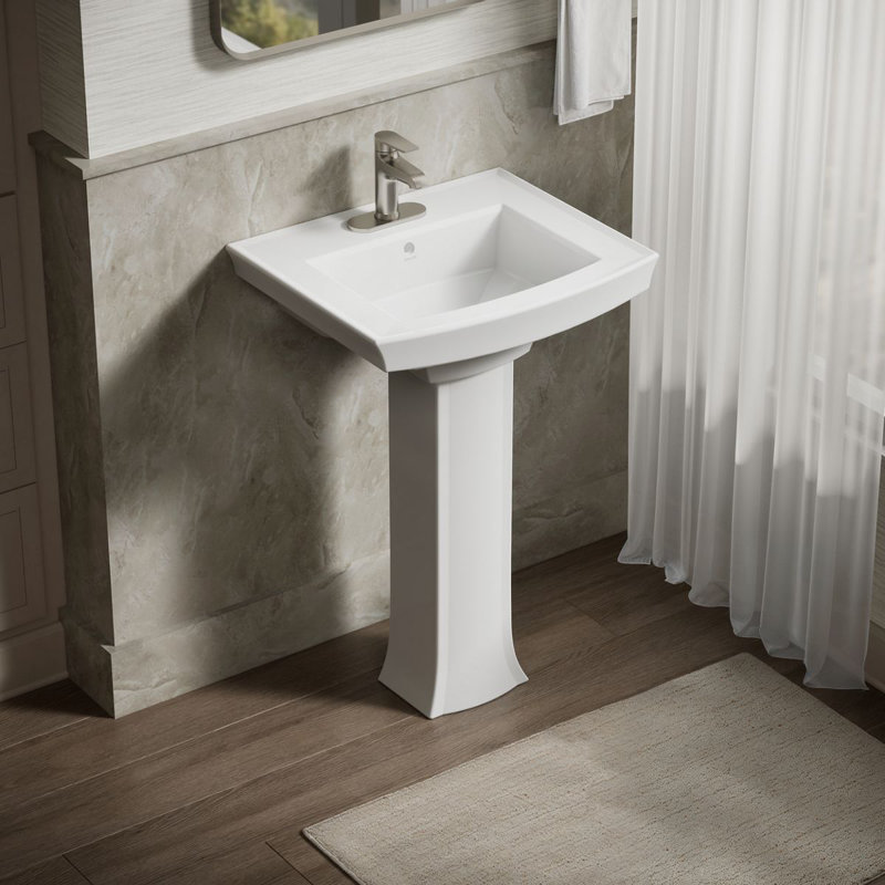 Archer Pedestal Only, White