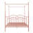 Queen Size  Canopy Bed Frame, Pink-522035148
