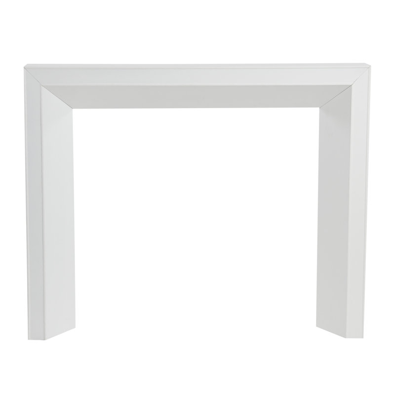 Modern Decorative Fireplace Mantel, White