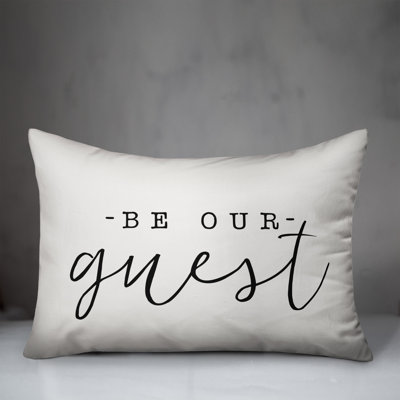Textual Outdoor Throw Pillow