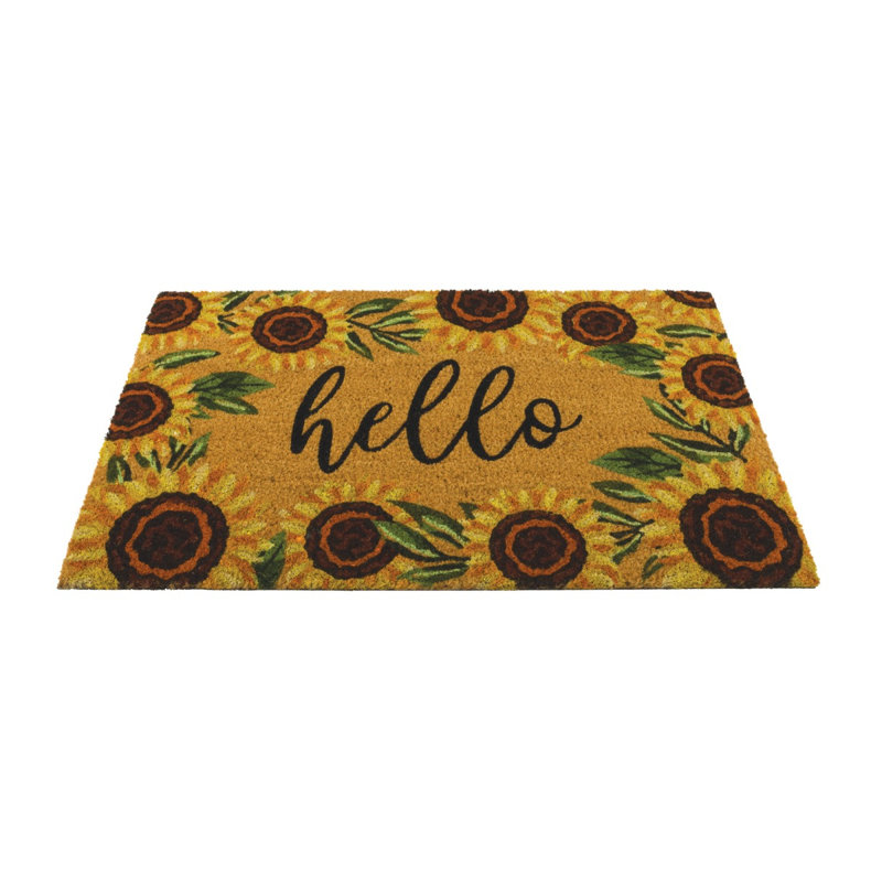 Paillasson antidérapant 30x18, Sunflower