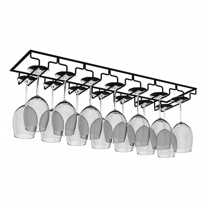 Bornaman Wine Glass Rack Black