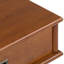 Moderne - Table de bout Mid Century - Brun teck-136850702