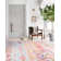 Wymond  Machine Washable Moroccan Area Rug Aztec Geometric Carpet With Non-Slip Backing