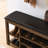 Adjustable Height Long Bench With Comfortable Pu Seat, Solid Wood Frame, And Concealed Ventilated Storage Featuring Adjustment, Rubberwood-874460971