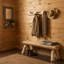 Portemanteaux mural Fireside Lodge Cedar-1629100238